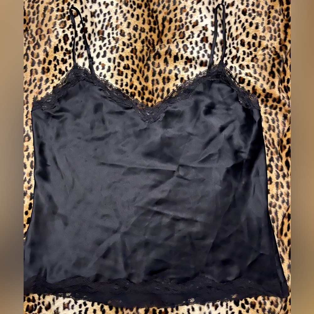 🐆 Victoria’s Secret VS Satin Camisole Adjustable Spaghetti Straps
